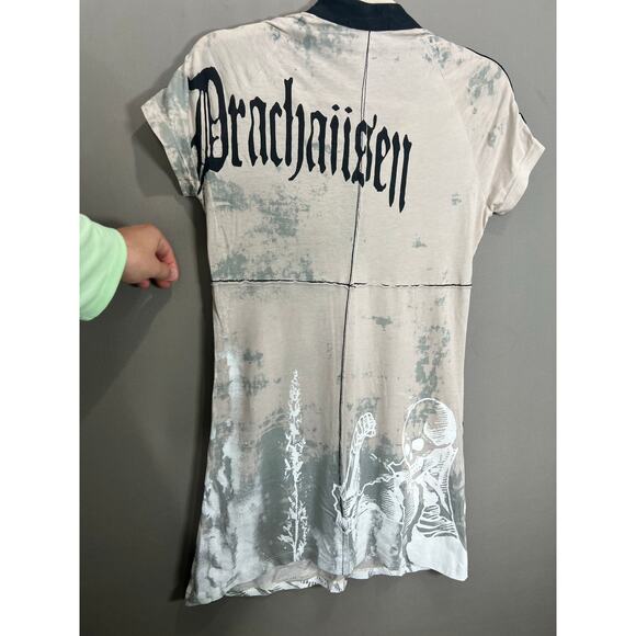 Salvage Womens Size M Y2K Mini Dress Goth Grunge Rocker Emo Dark Fairy Edgy - Picture 8 of 16